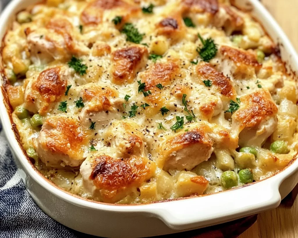 Comforting Rotisserie Chicken Casserole