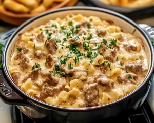Comforting Beef Stroganoff Casserole