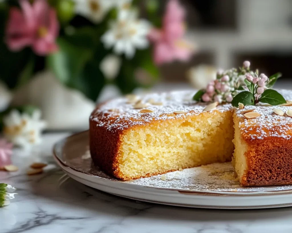 Mother’s Day Vanilla Almond Cake