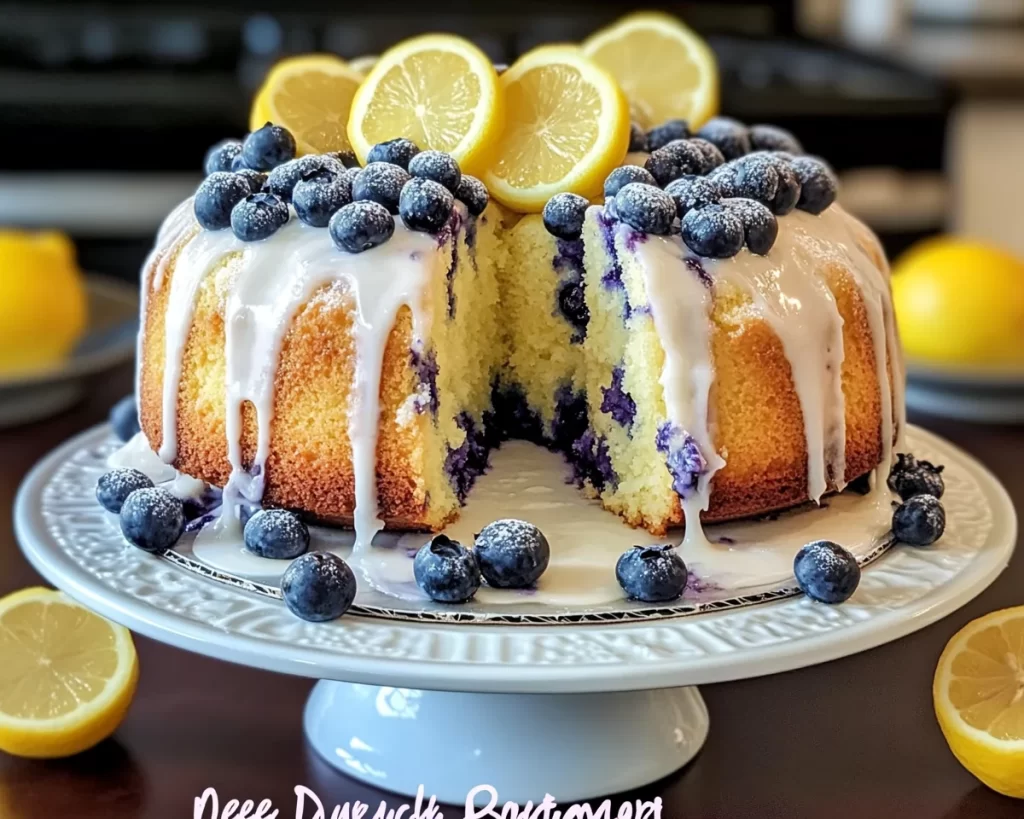 Delightful Lemon Blueberry Pound Cake Recipe