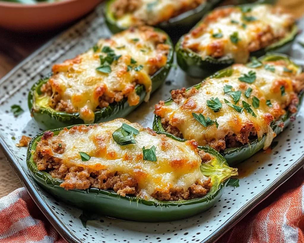 Best Ground Turkey Stuffed Jalapeno Peppers