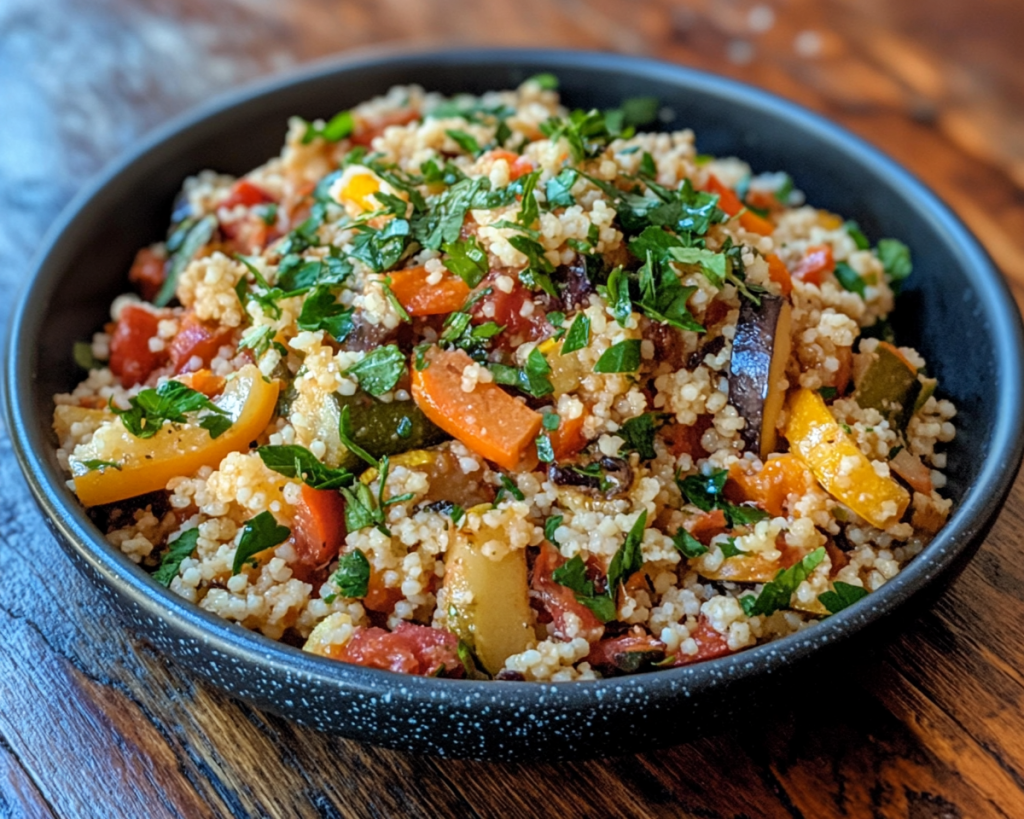 Mediterranean Vegetable Couscous