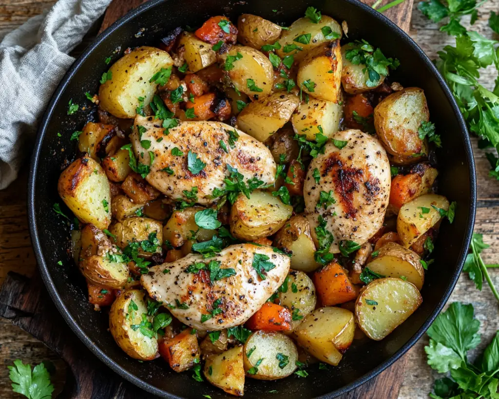 Healthy Chicken Skillet with Potatoes