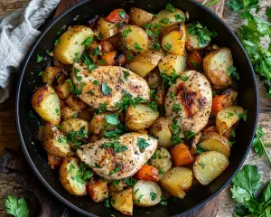 Healthy Chicken Skillet with Potatoes