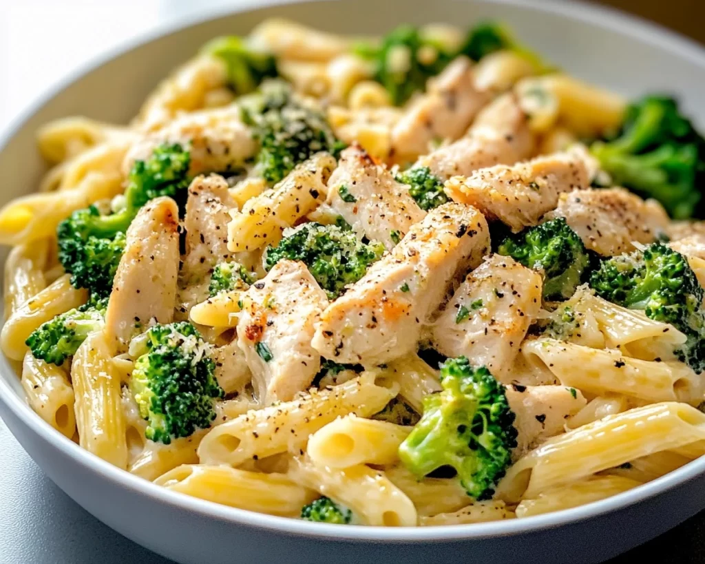Classic High Protein Rotisserie Chicken Broccoli Pasta