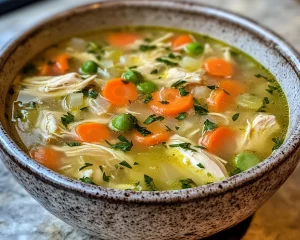 Healthy Easy Chicken Soup with Vegetables