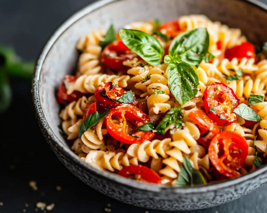 Pasta Salad with Roasted Peppers