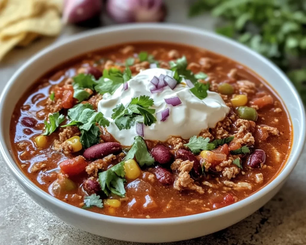 Easy Dinner Recipes for Family Comfort Foods: One Pot Turkey Chili