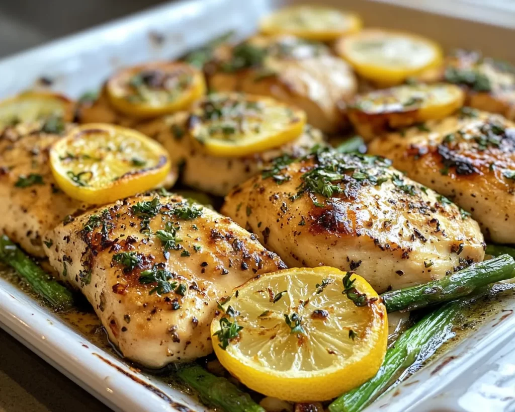 Spring Recipes Dinner: One Pan Lemon Chicken