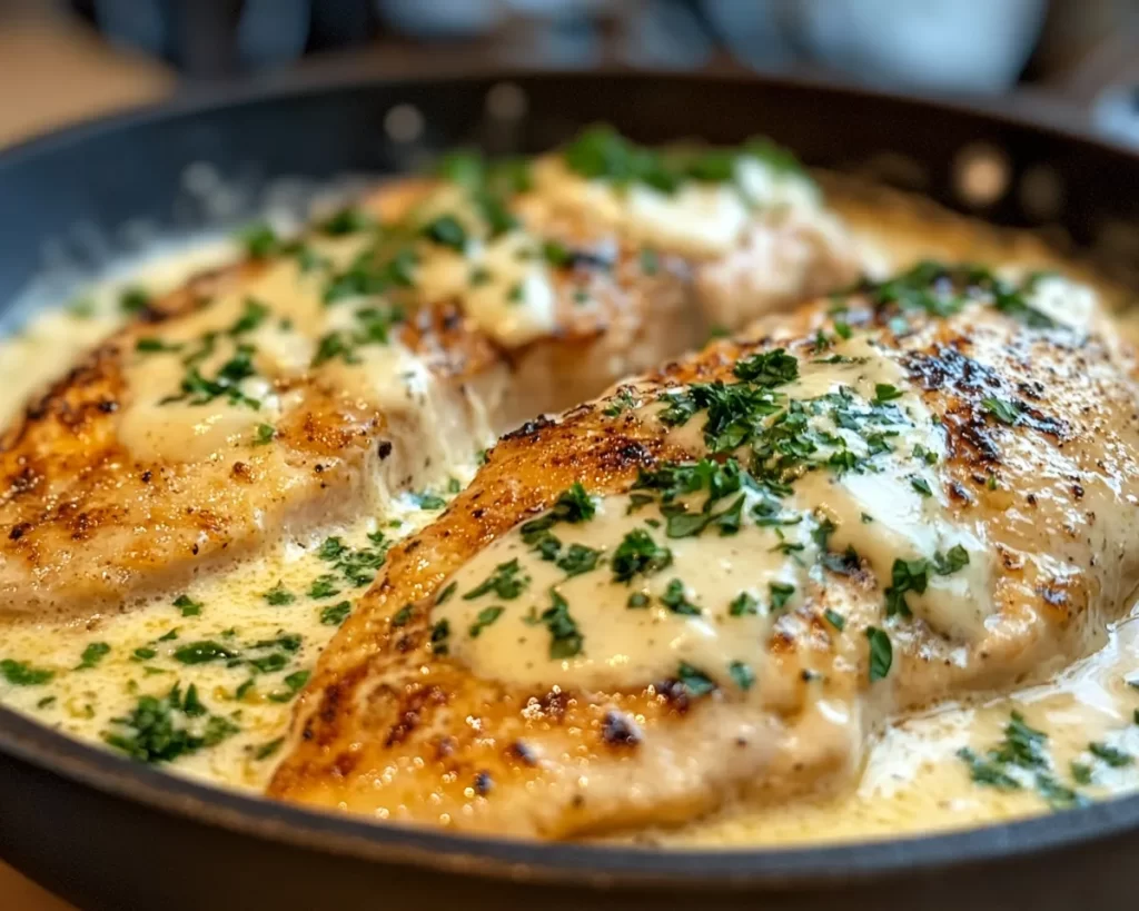 Spring Dinner Party Creamy Parmesan Chicken