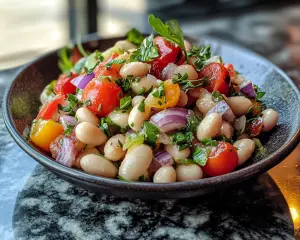 Mediterranean White Bean Salad