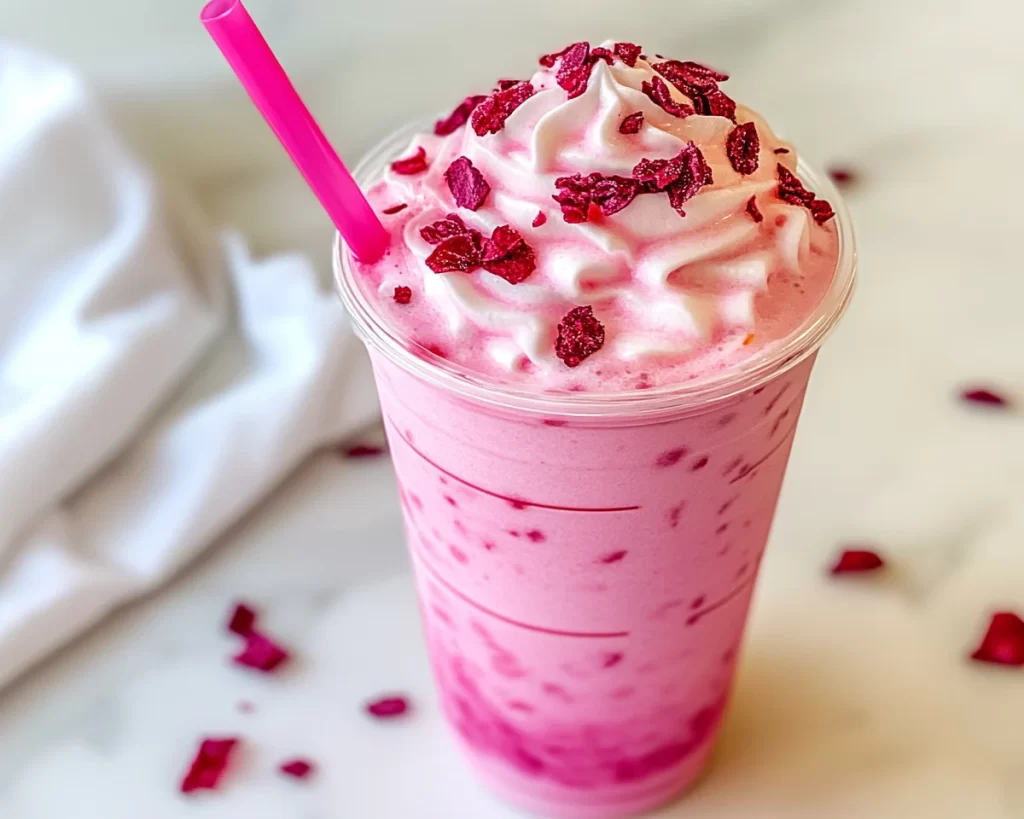 Copycat Starbucks Pink Drink Recipe (Healthy Version)