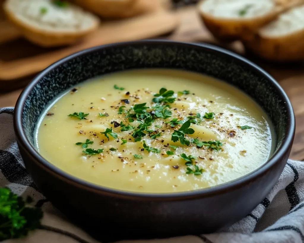 St Patrick’s Day Creamy Leek and Potato Soup