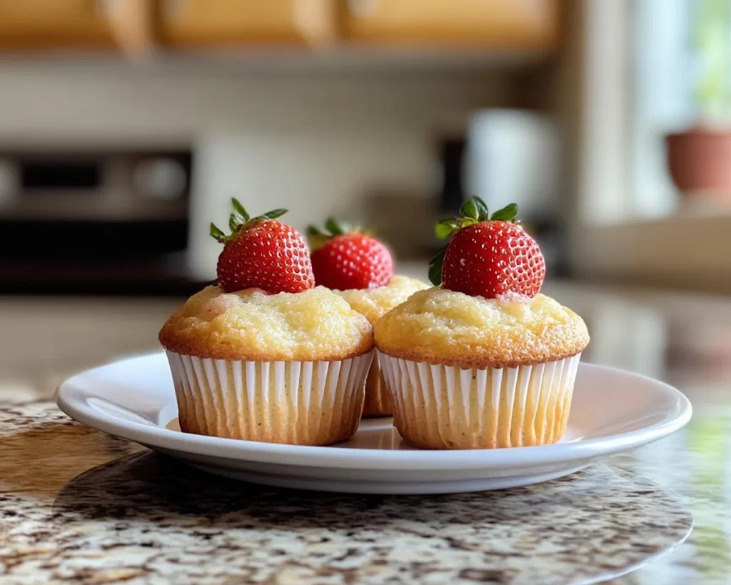 Spring Baking: Strawberry Muffins (Soft + Easy)