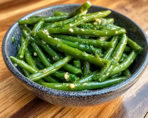 Spring Dinner Party Garlic Butter Green Beans