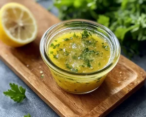 Lemon Vinegarette Dressing (5-Minute Salad Dressing)