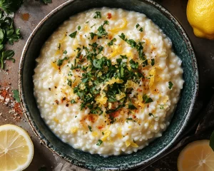Spring Dinner Party Lemon Risotto
