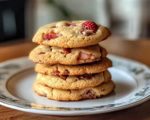 Spring Baking: Strawberry Cake Mix Cookies