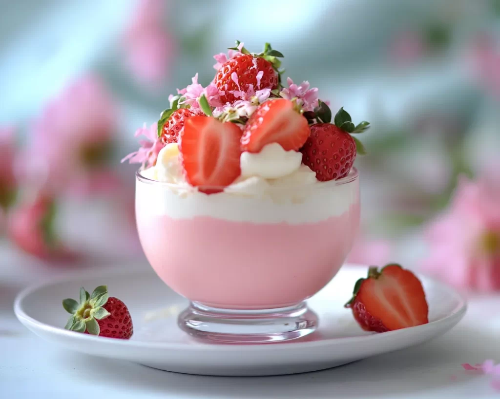 Spring Desserts: Strawberry Yogurt Mousse Cups
