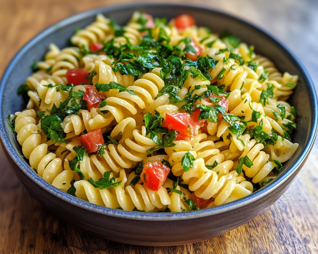 Pasta Salad with Parsley and Lemon