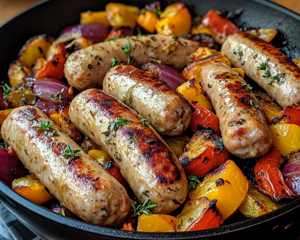 One-Pan Sausage and Roasted Vegetables