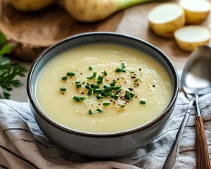 Cozy Simple Potato Leek Soup Recipe