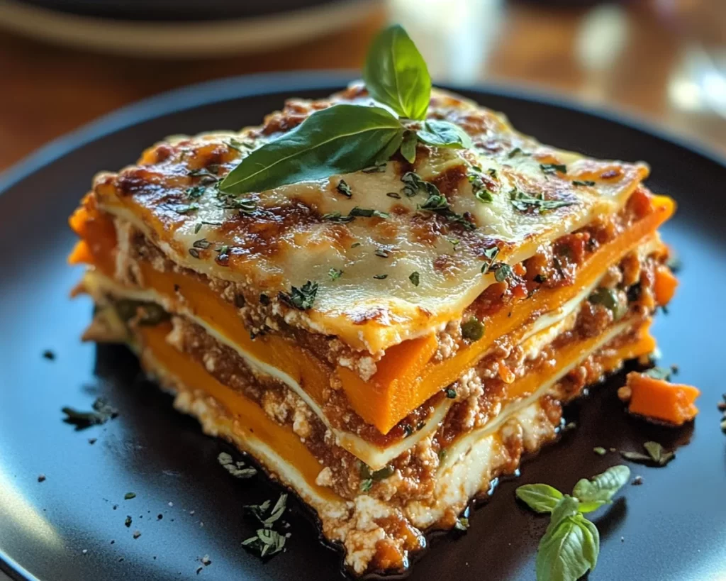 Layered Sweet Potato Lasagna : A Flavorful Vegetarian Delight