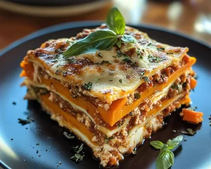 Layered Sweet Potato Lasagna : A Flavorful Vegetarian Delight