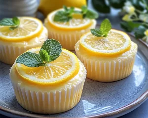 Spring Dessert: Lemon Yogurt Cake Cups