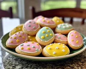 Easter Lemon Sugar Cookies