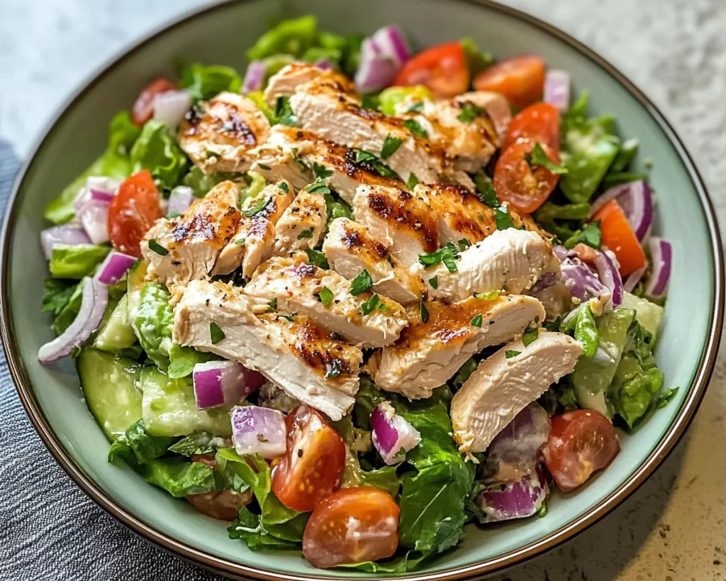 High Protein Rotisserie Chicken Salad