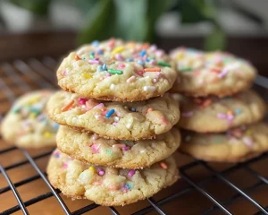 Spring Cookies: Soft Spring Sprinkle Cookies