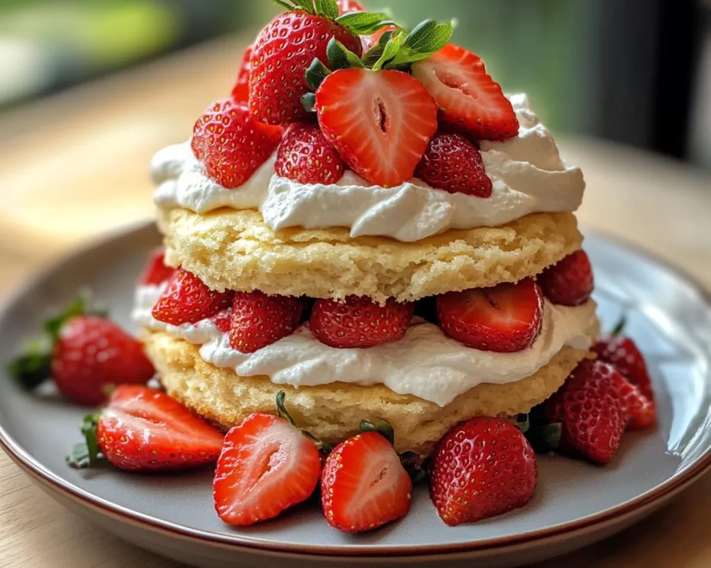 Mother’s Day Strawberry Shortcake Dessert