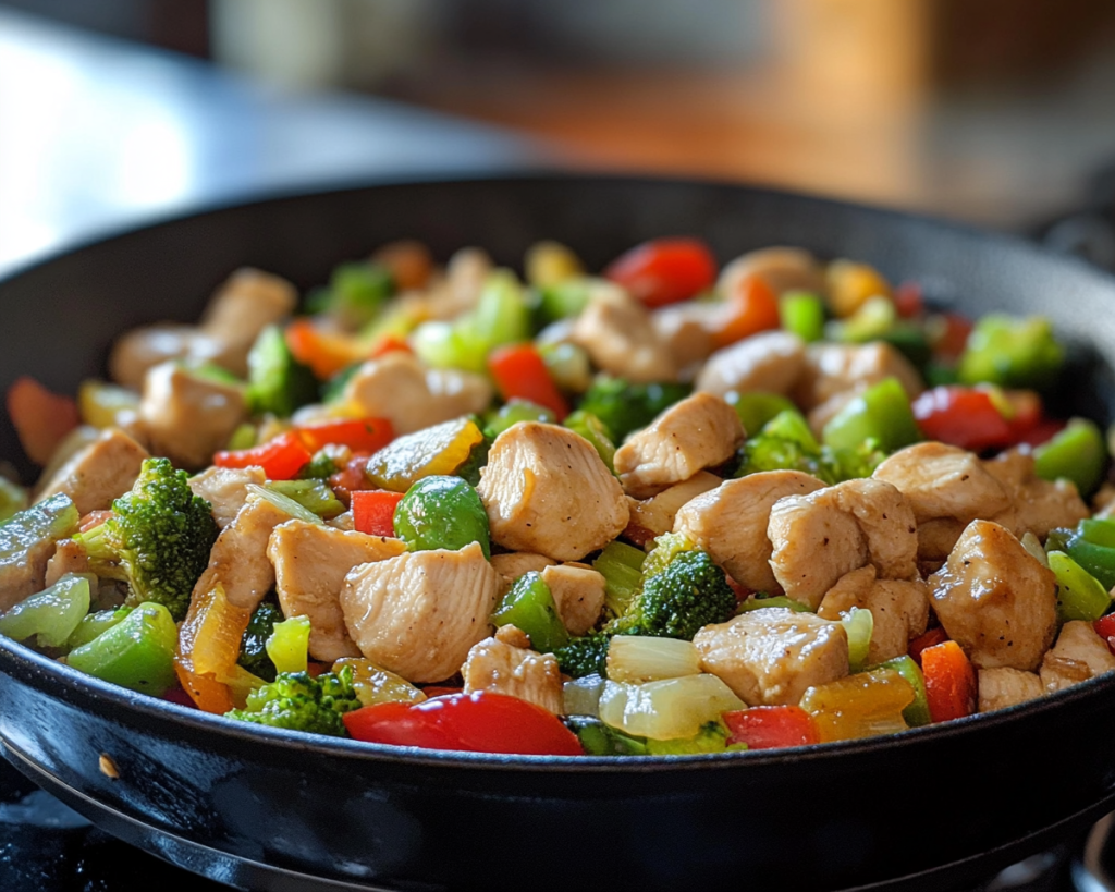 Healthy Chicken Stir Fry with Vegetables
