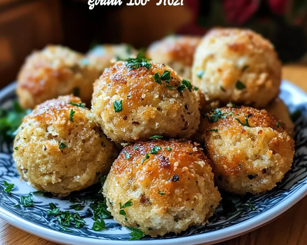 Cozy Grandma Dot’s Stuffing Balls Recipe