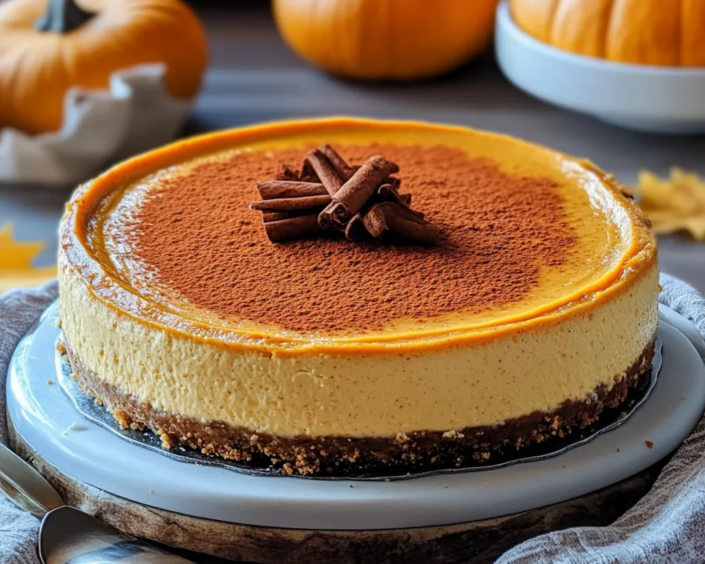 Delightful Traditional Pumpkin Cheesecake Recipe