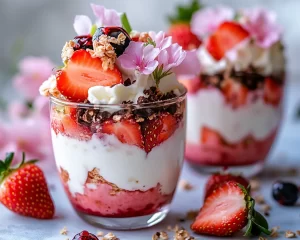 Spring Desserts: Strawberry Yogurt Parfaits