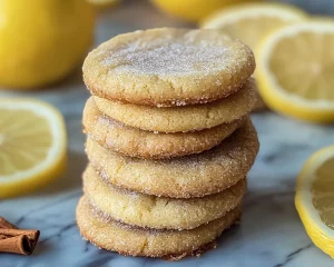 Zesty Lemon Sugar Cinnamon Cookies Recipe