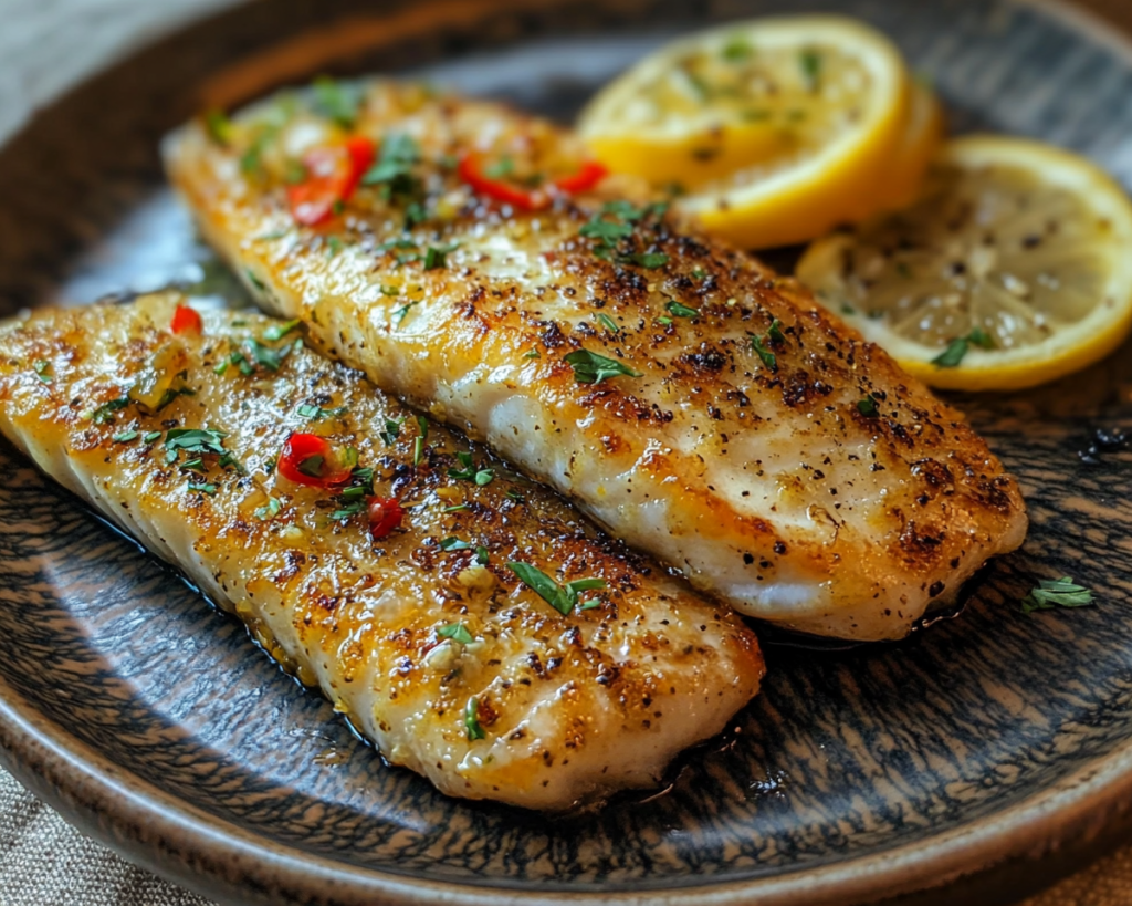 Pan-Fried Fish with Lemon