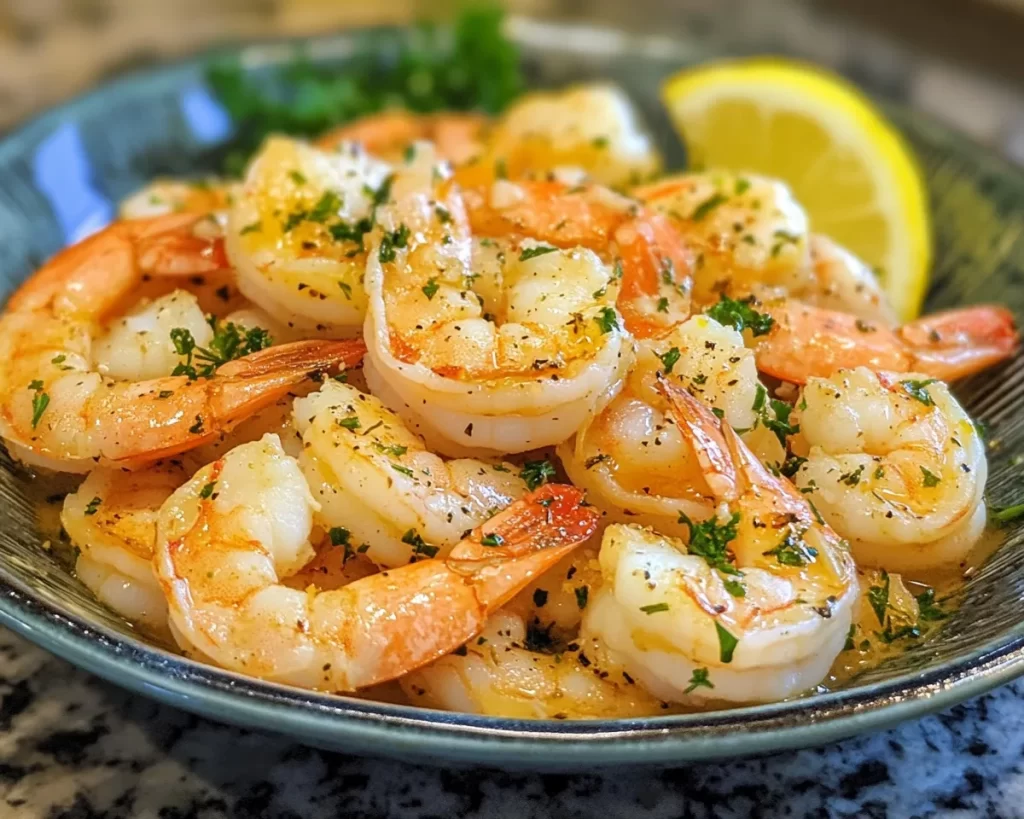 Easter Lemon Butter Shrimp
