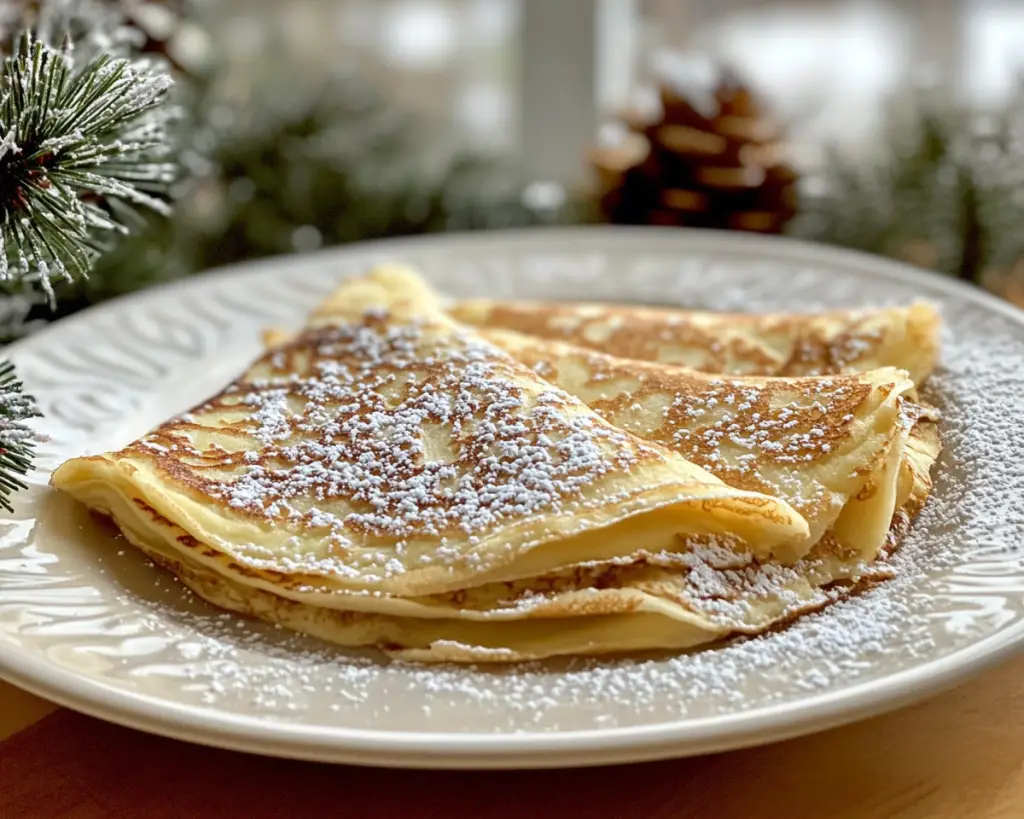 Eggnog Crepes – Holiday Brunch Recipe