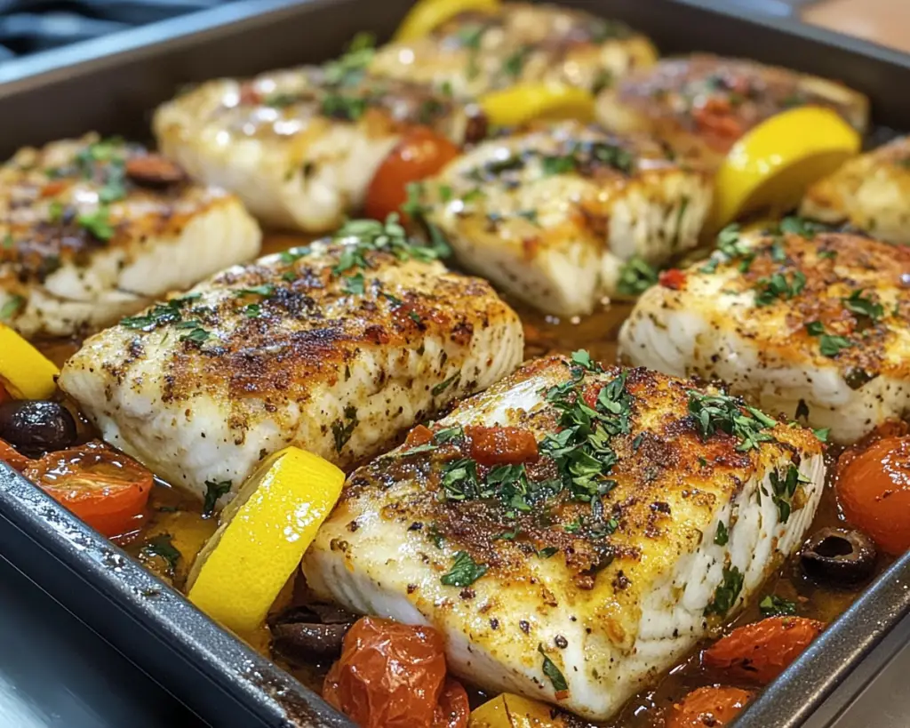 Mediterranean Fish Bake with Olive Oil