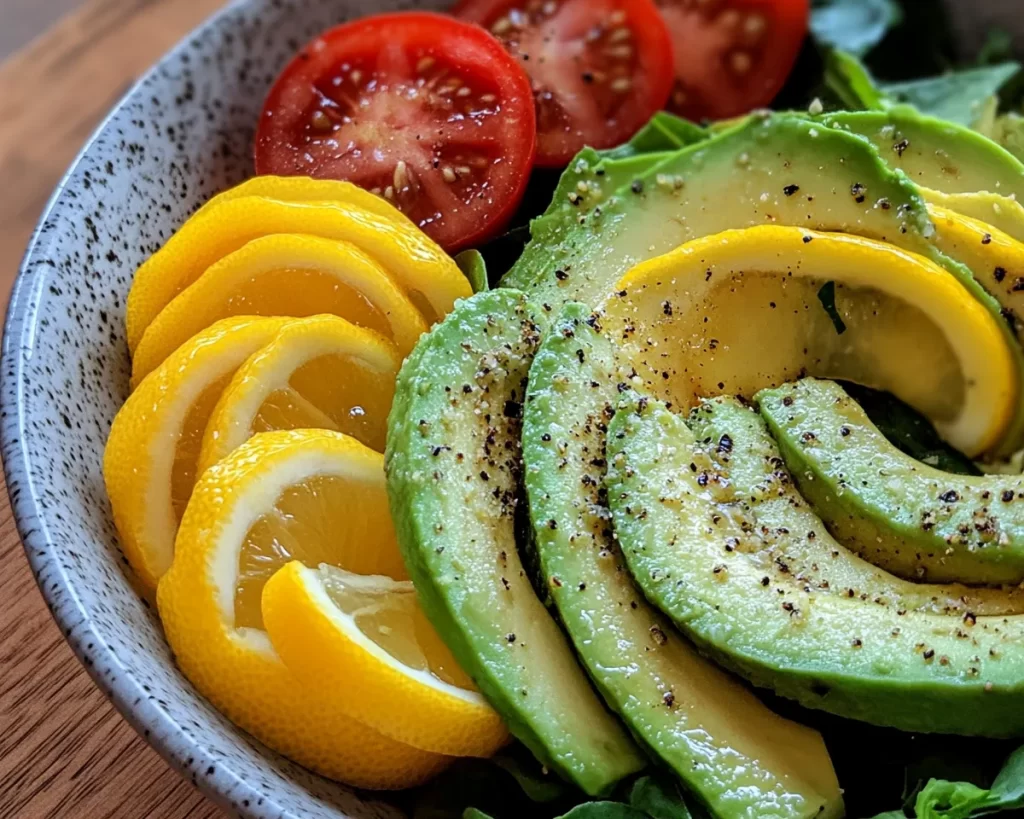 Lemon Vinegarette Dressing for Avocado Salad