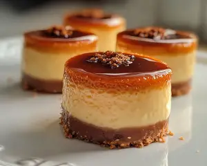 Mini Caramel Cheesecakes