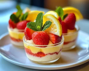 Spring Desserts: Strawberry Lemon Icebox Cups