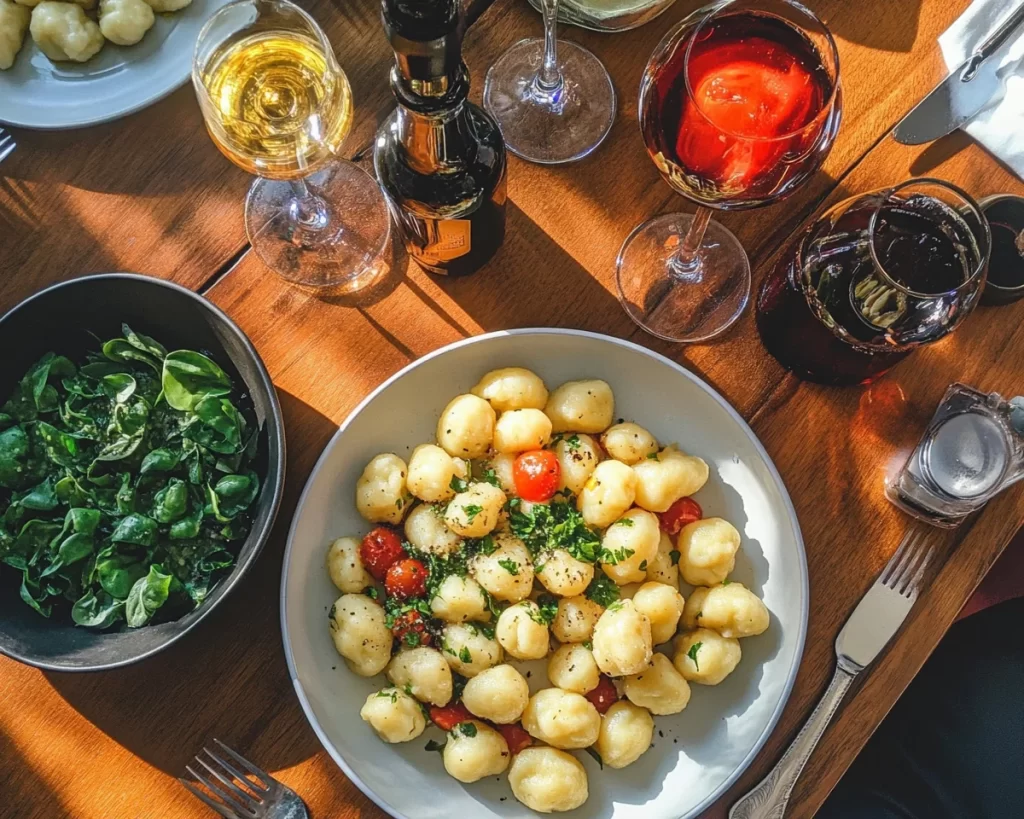 Spring Dinner Party Creamy Tuscan Gnocchi