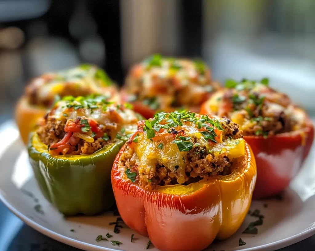 Spring Dinner Party Stuffed Bell Peppers