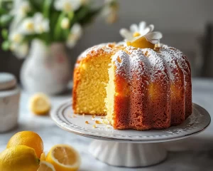 Easter Lemon Pound Cake