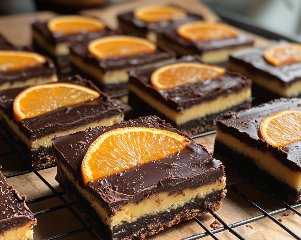 Zesty Orange & Dark Chocolate Dessert Bars