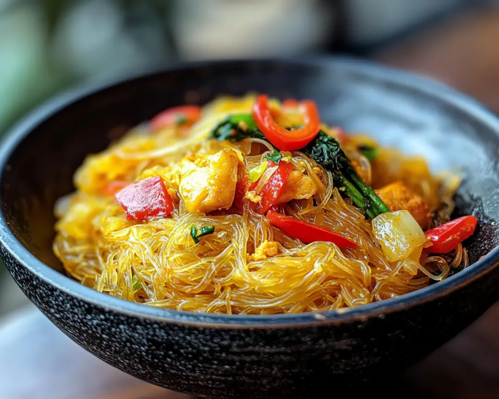 Singapore Noodles (Flavorful Curry Stir-Fry Noodles)